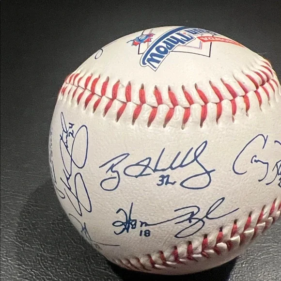 Hit Run Throw 2000 Baseball - White with Red and Blue Accents - Picture 2 of 2